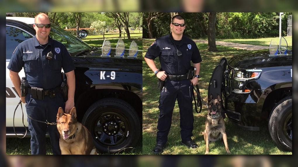 Two La Porte PD K9 teams place in top 10 at national competition